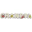 A long, carefully built floral display in this image spells the word "GRANDPA" in proud, capital letters, the sort of personalised sympathy tribute often seen at funeral services and burials around Leytonstone. Each letter is created from a framework, entirely covered with rows of white chrysanthemums so tightly placed that they form a smooth, cushion-like surface. Their cool white petals overlap in neat layers, giving the arrangement a serene, peaceful appearance that feels at once traditional and gentle. Around the base of every letter runs a fine border of pale purple or lavender ribbon, just enough colour to define the shapes and add a soft, calming tone, especially noticeable against the plain, bright background. Supporting bars beneath the flowers, painted a dark green, hold the letters in line so the word can be transported safely to a local chapel or graveside and displayed clearly for family and friends. Four accent sprays give the tribute its emotional heartbeat. On the 'G' and 'D', deep red anthuriums stand out with their glossy, heart-shaped spathes and strong yellow centres, rising from a nest of rich green foliage and tiny complementary blooms, echoing the depth of a grandchild's love. On the first 'A' and the last 'A', clusters of fresh yellow-green orchids tumble lightly over the chrysanthemum base, their refined petals and lime tint adding brightness and a sense of cherished memories kept alive. Together, the snowy white cushions, lilac edging, bold reds, and soft greens combine to create a dignified, handcrafted floral message that allows a Leytonstone family to honour their "GRANDPA" with tenderness and grace when words alone are not enough.